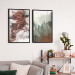 Set of wall art Rose and Forest 124940