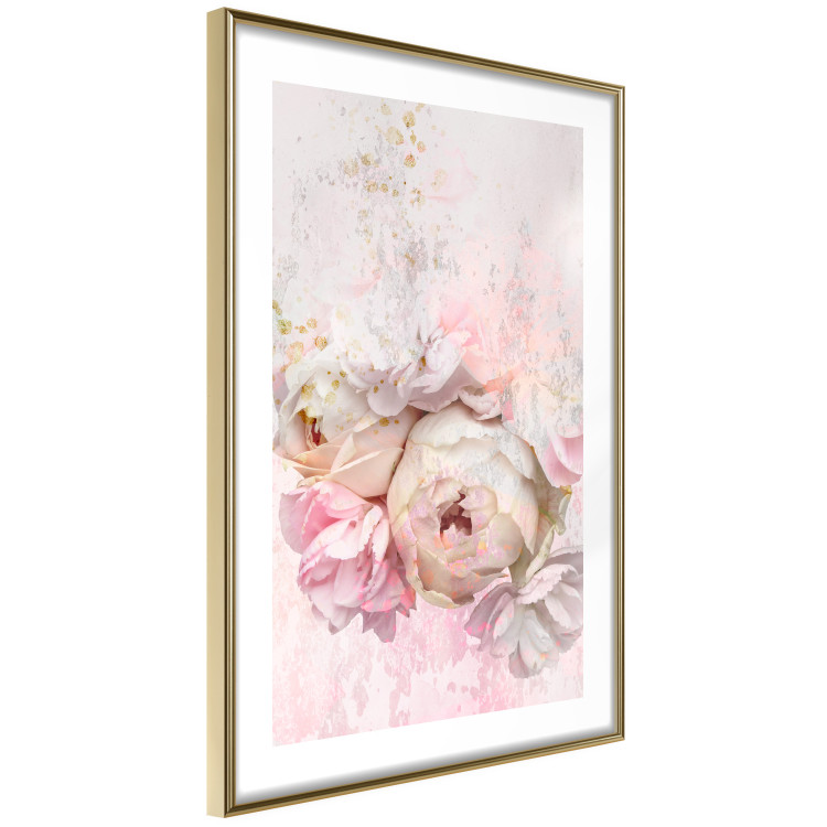 Poster Melancholic Rose - bouquet of spring flowers in light pink composition 127840 additionalImage 7