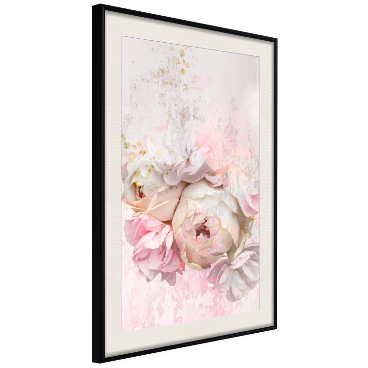 Poster Melancholic Rose - bouquet of spring flowers in light pink composition 127840 additionalImage 2