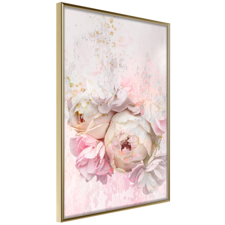 Poster Melancholic Rose - bouquet of spring flowers in light pink composition 127840 additionalImage 14