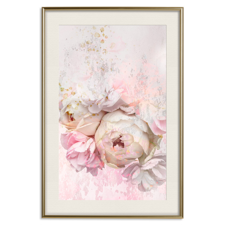 Poster Melancholic Rose - bouquet of spring flowers in light pink composition 127840 additionalImage 20