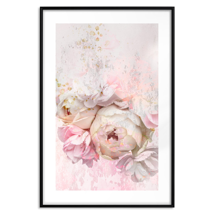 Poster Melancholic Rose - bouquet of spring flowers in light pink composition 127840 additionalImage 17