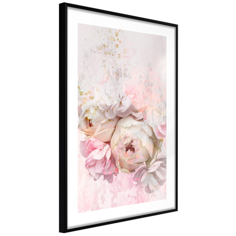 Poster Melancholic Rose - bouquet of spring flowers in light pink composition 127840 additionalImage 6