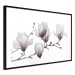 Poster Painted Magnolias - composition of plants with white flowers on a light background 128640 additionalThumb 11