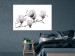 Poster Painted Magnolias - composition of plants with white flowers on a light background 128640 additionalThumb 2