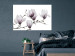 Poster Painted Magnolias - composition of plants with white flowers on a light background 128640 additionalThumb 17