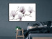Poster Painted Magnolias - composition of plants with white flowers on a light background 128640 additionalThumb 3