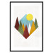 Wall Poster Mountain Morning - geometric abstraction with colorful mountain landscape 129340 additionalThumb 17