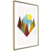Wall Poster Mountain Morning - geometric abstraction with colorful mountain landscape 129340 additionalThumb 9