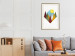 Wall Poster Mountain Morning - geometric abstraction with colorful mountain landscape 129340 additionalThumb 22