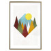 Wall Poster Mountain Morning - geometric abstraction with colorful mountain landscape 129340 additionalThumb 14