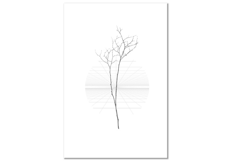 Canvas Art Print Winter Twig (1 Part) Vertical 129740