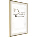 Poster Silver Dior - English text with a slight floral motif 130340 additionalThumb 3