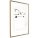 Poster Silver Dior - English text with a slight floral motif 130340 additionalThumb 7