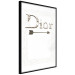 Poster Silver Dior - English text with a slight floral motif 130340 additionalThumb 11