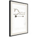 Poster Silver Dior - English text with a slight floral motif 130340 additionalThumb 2