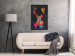 Canvas Print Striking Stag (1-piece) Vertical - colorful abstract deer 130440 additionalThumb 3