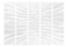 Room Divider Origami Wall II (5-piece) - white abstraction in paper waves 133240 additionalThumb 3