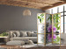 Room Divider Screen Orchid Serenity (3-piece) - Zen-style stones amidst nature 134340 additionalThumb 6