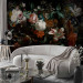 Wall Mural Blooming nature - floral composition with flowers in baroque style 135740