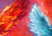 Canvas Phoenix and swan - abstract fight two elements - water and fire 135940 additionalThumb 5