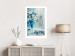 Poster Bouquet of Hope - flowers in a vase and a woman in a blue composition 136040 additionalThumb 10