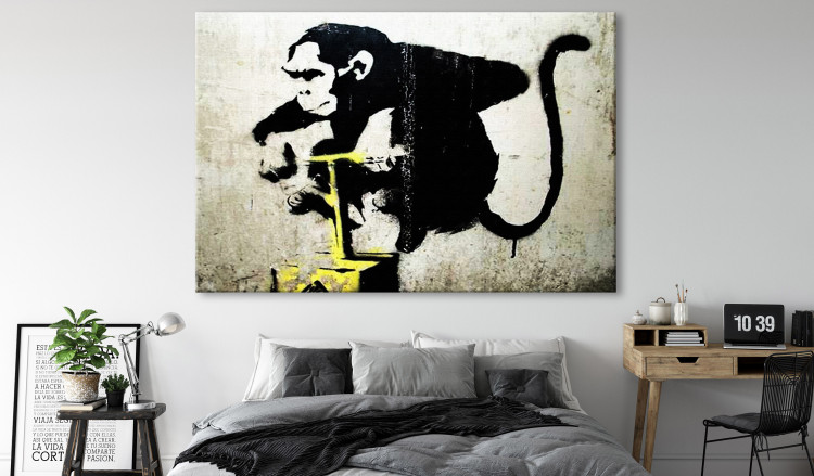 Large canvas print Monkey TNT Detonator by Banksy [Large Format] 136440 additionalImage 4