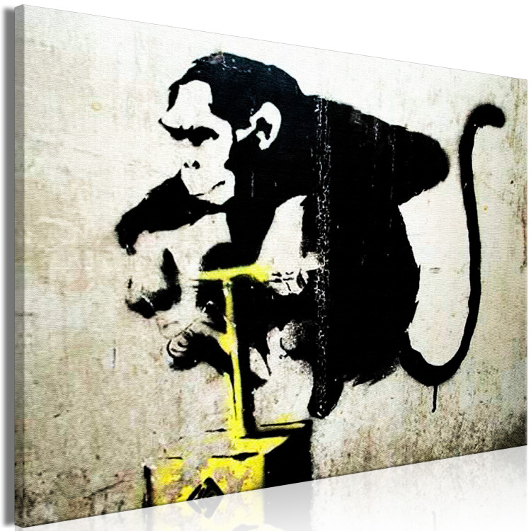 Large canvas print Monkey TNT Detonator by Banksy [Large Format] 136440 additionalImage 2