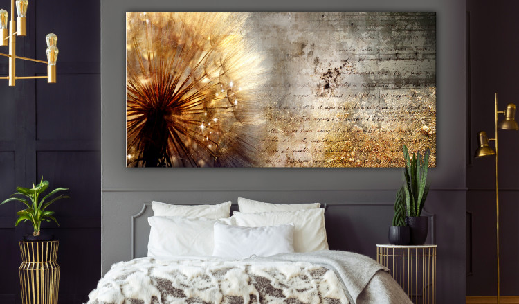 Large canvas print Golden Dandelion II [Large Format] 137640 additionalImage 5