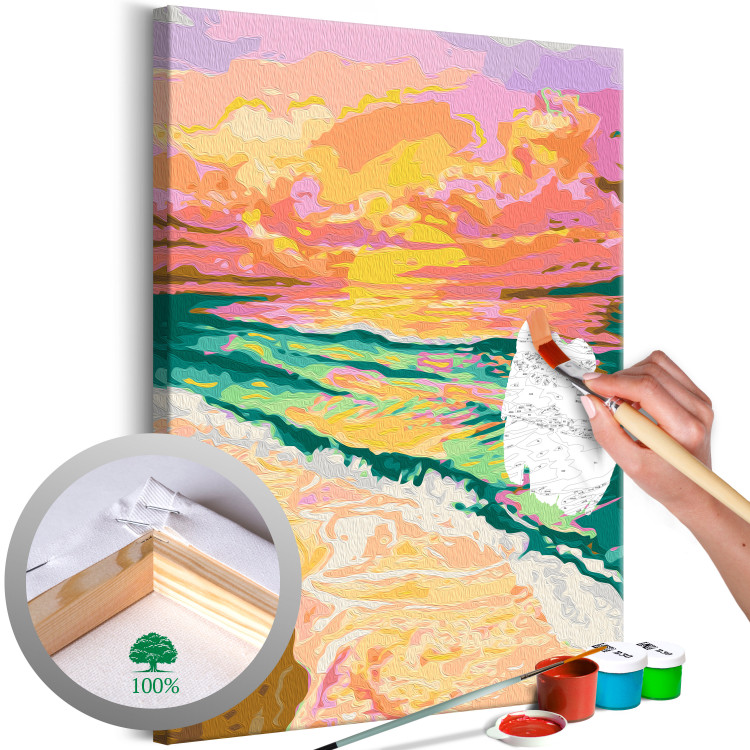Paint by Number Kit Pink Sea 137940