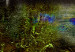 Canvas Koh-i-Noor (1-piece) Narrow - purple-green unique abstraction 142540 additionalThumb 4