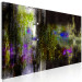 Canvas Koh-i-Noor (1-piece) Narrow - purple-green unique abstraction 142540 additionalThumb 2