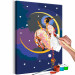 Paint by Number Kit Starry Night - Woman on the Moon Looking in the Mirror 144140 additionalThumb 3