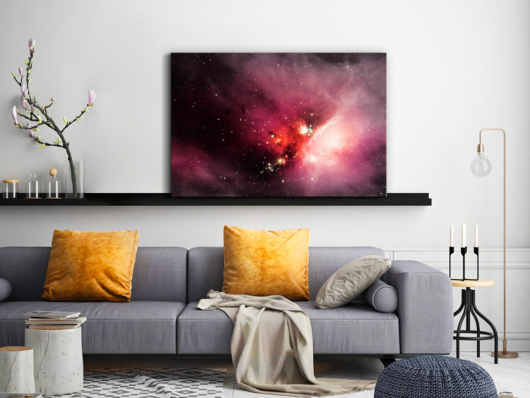Print On Glass Rho Ophiuchi Nebula - The Birth of Stars in a Pink Sky 146440 additionalImage 6