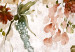 Canvas Watercolor Flowers (1-piece) - colorful plants and light pink background 148840 additionalThumb 5