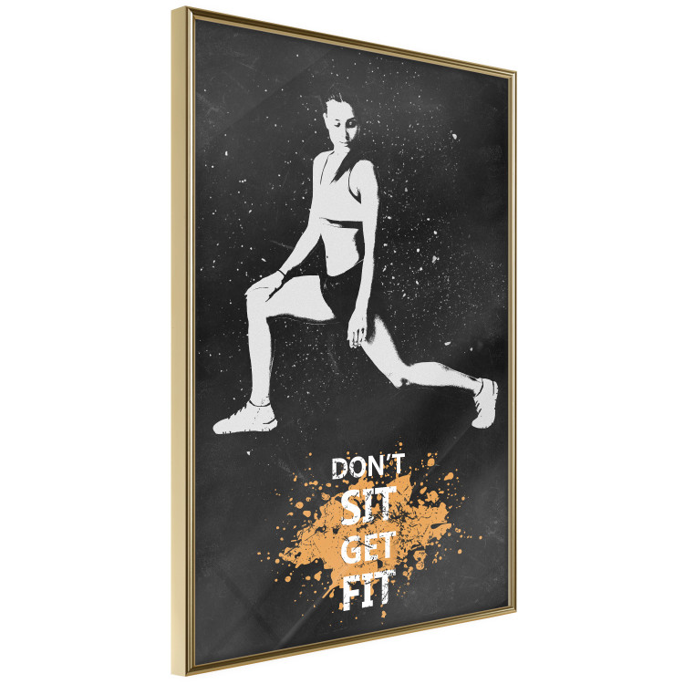 Wall Poster Girl in a Sports Outfit - Motivational Slogan With a Woman Warming Up 148940 additionalImage 11
