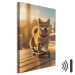 Canvas AI Shiba Dog - Smiling Animal on Skateboard at Sunset - Vertical 150140 additionalThumb 8
