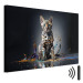 Canvas Print AI Bengal Cat - Animal in a Colorful Exploding Puddle - Horizontal 150240 additionalThumb 8