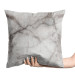 Decorative Velor Pillow Cloudy Marble - Composition With Texture of Rock With Dark Veins 151340 additionalThumb 3