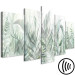 Canvas Print Wild Meadow - Lush Vegetation Intermingled on a White Background 151440 additionalThumb 6