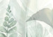 Canvas Print Wild Meadow - Lush Vegetation Intermingled on a White Background 151440 additionalThumb 4