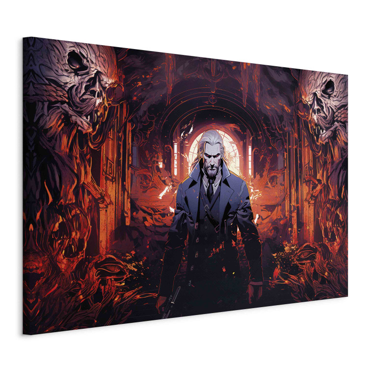 Large canvas print Legendary Demon Hunter - An Anime Created by Artificial Intelligence [Large Format] 151540 additionalImage 2