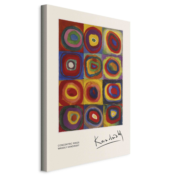 Large canvas print Color Study - Kandinsky’s Squares With Concentric Circles [Large Format] 151640 additionalImage 2