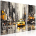 Canvas Art Print New York - Street Traffic and Iconic Yellow Taxis 151940 additionalThumb 2