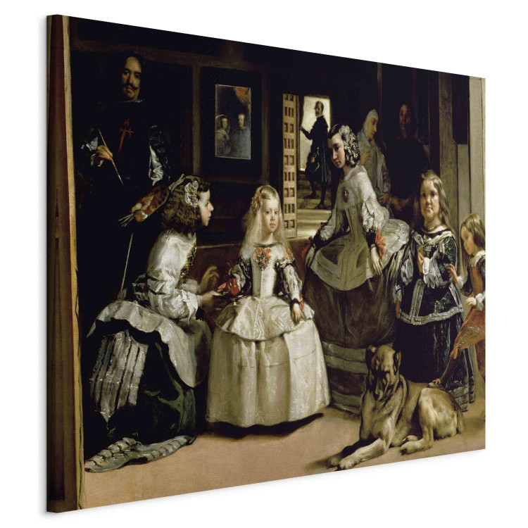 Reproduction Painting Las Meninas, detail of the lower half depicting the family of Philip IV 152640 additionalImage 2