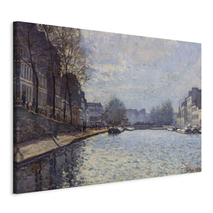 Reproduction Painting View of the Canal Saint-Martin, Paris 153040 additionalImage 2