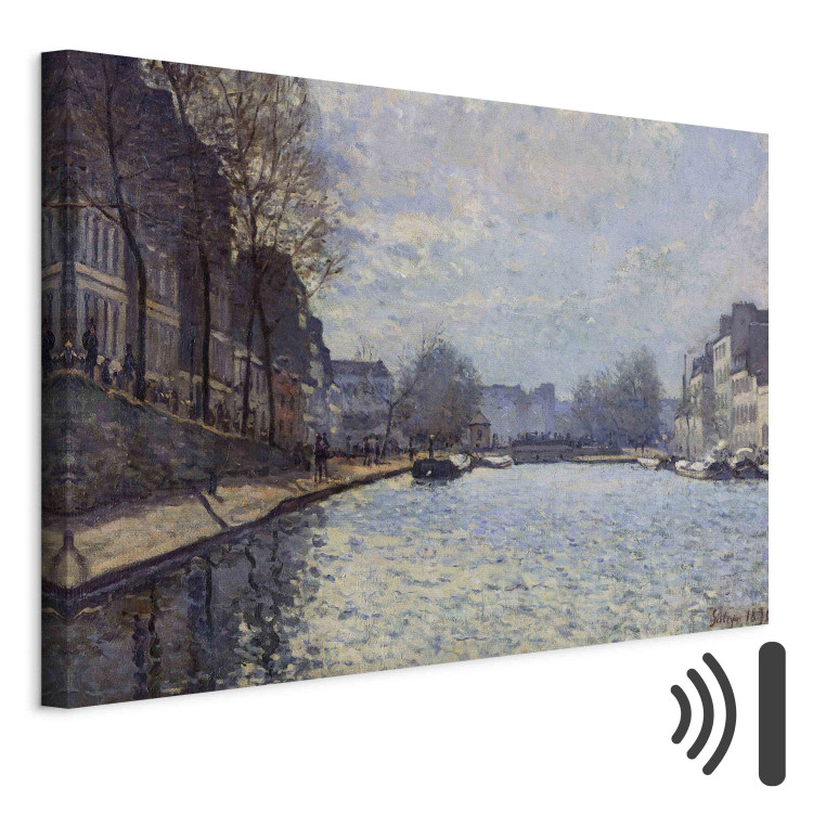 Reproduction Painting View of the Canal Saint-Martin, Paris 153040 additionalImage 8