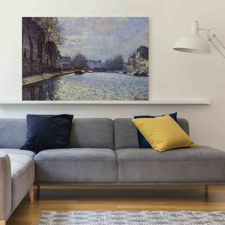 Reproduction Painting View of the Canal Saint-Martin, Paris 153040 additionalImage 5