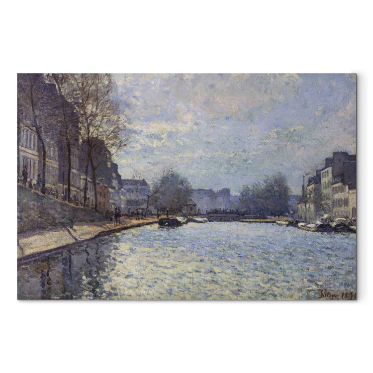 Reproduction Painting View of the Canal Saint-Martin, Paris 153040 additionalImage 7