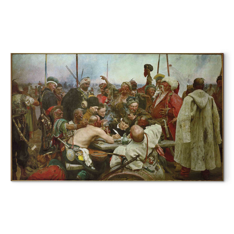 Art Reproduction The Zaporozhye Cossacks writing a mocking letter to the Turkish sultan Mehmet IV 158240